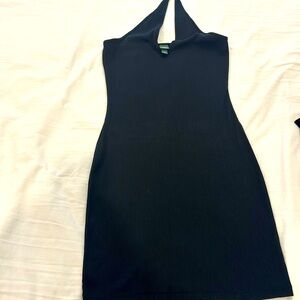 Halter top black dress, Wild Fable. Used one time. Size Small.